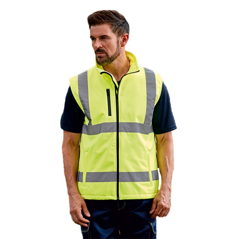 Hi vis softshell gilet Thumbnail