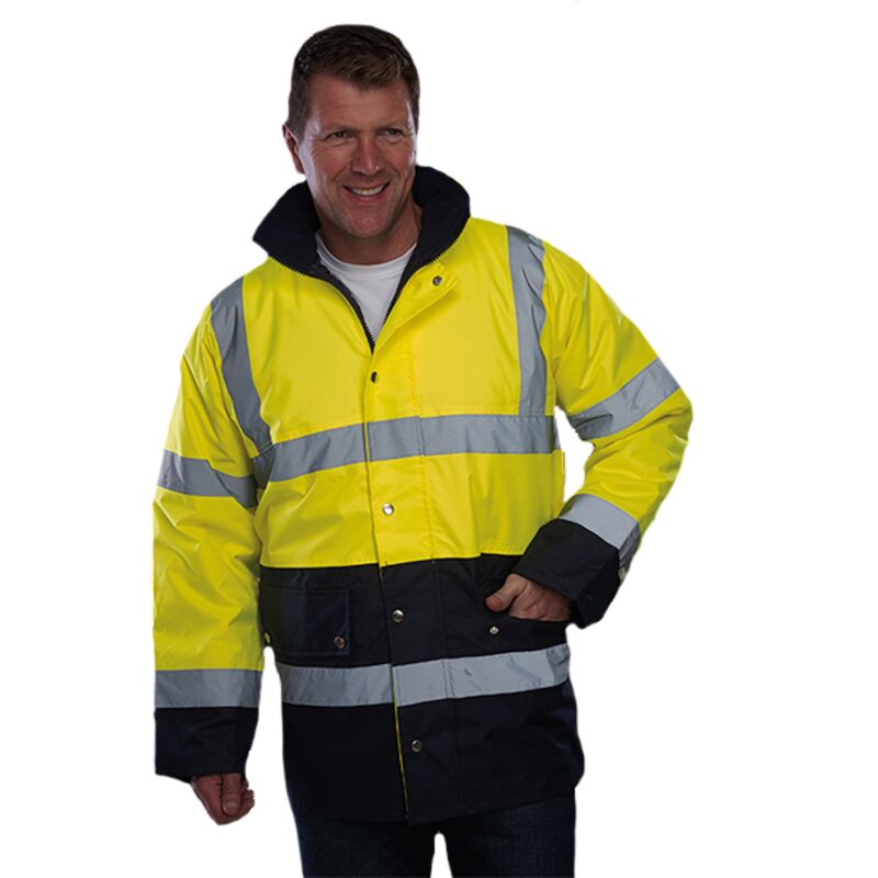 Hi vis two-tone motorway jacket Thumbnail
